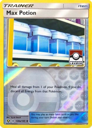 Max Potion - 128a/145 (Pokemon League) 128a/145 - League & Championship Cards Reverse Holofoil