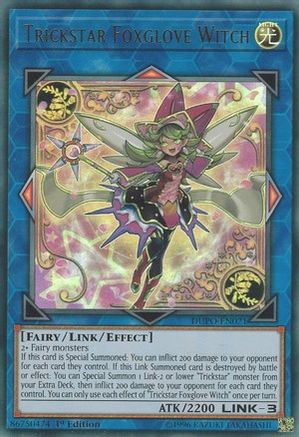 Trickstar Foxglove Witch (DUPO-EN021) - Duel Power 1st Edition