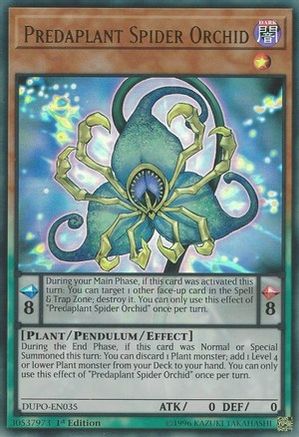 Predaplant Spider Orchid (DUPO-EN035) - Duel Power 1st Edition