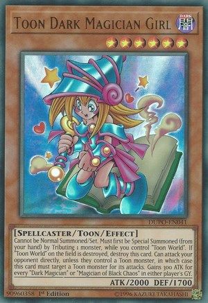 Toon Dark Magician Girl (DUPO-EN041) - Duel Power 1st Edition