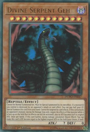 Divine Serpent Geh (DUPO-EN047) - Duel Power Unlimited