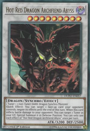 Hot Red Dragon Archfiend Abyss (DUPO-EN057) - Duel Power 1st Edition