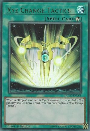 Xyz Change Tactics (DUPO-EN065) - Duel Power 1st Edition