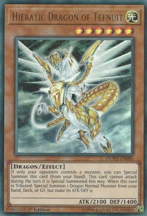 Hieratic Dragon of Tefnuit (DUPO-EN080) - Duel Power Unlimited
