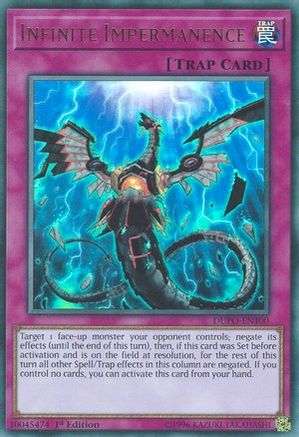 Infinite Impermanence (DUPO-EN100) - Duel Power 1st Edition