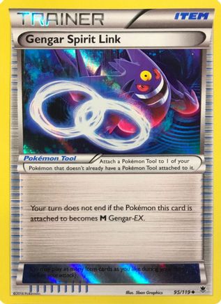 Gengar Spirit Link - 95/119 (Alternate Holo) (Gamestop Exclusive) 95 - Miscellaneous Cards & Products Holofoil