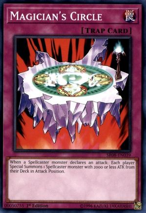 Magician's Circle (SR08-EN039) - Structure Deck: Order of the Spellcasters 1st Edition