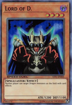Lord of D. - STP1-EN005 - Speed Duel: Tournament Pack 1 Unlimited