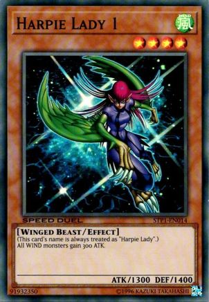 Harpie Lady 1 (STP1-EN014) - Speed Duel: Tournament Pack 1 Unlimited