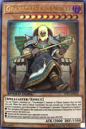 Gravekeeper's Oracle (STP1-EN016) - Speed Duel: Tournament Pack 1 Unlimited