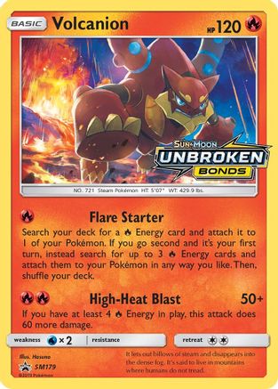 Volcanion - SM179 (Prerelease) SM179/248 - SM Promos Holofoil