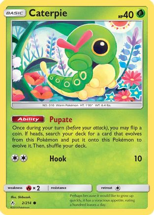 Caterpie 2/214 - SM  Unbroken Bonds