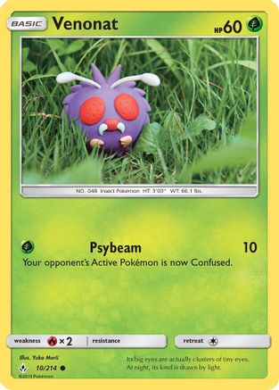 Venonat (10) 10/214 - SM  Unbroken Bonds