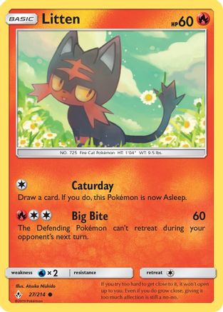 Litten (27) 27/214 - SM  Unbroken Bonds