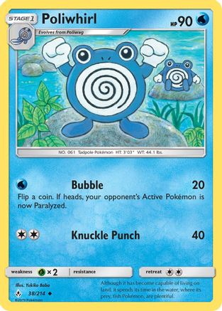 Poliwhirl 38/214 - Unbroken Bonds
