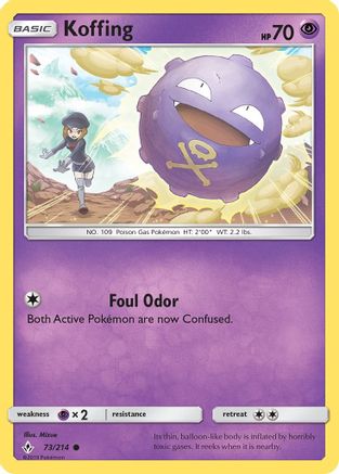 Koffing 73/214 - SM  Unbroken Bonds