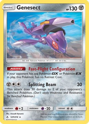 Genesect 127/214 - Unbroken Bonds