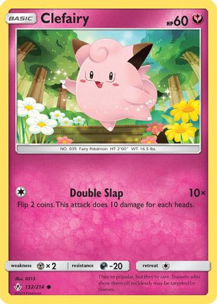 Clefairy 132/214 - SM  Unbroken Bonds