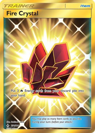 Fire Crystal 231/214 - Unbroken Bonds Holofoil