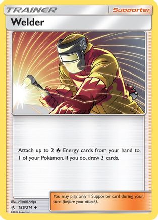 Welder 189/214 - SM  Unbroken Bonds Reverse Holofoil