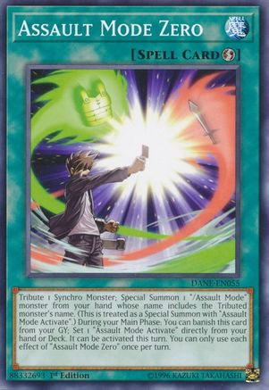 Assault Mode Zero (DANE-EN055) - Dark Neostorm 1st Edition