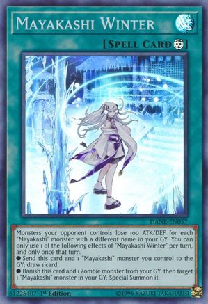 Mayakashi Winter (DANE-EN057) - Dark Neostorm 1st Edition