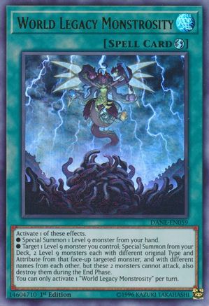 World Legacy Monstrosity (DANE-EN059) - Dark Neostorm Unlimited