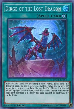 Dirge of the Lost Dragon (DANE-EN063) - Dark Neostorm 1st Edition