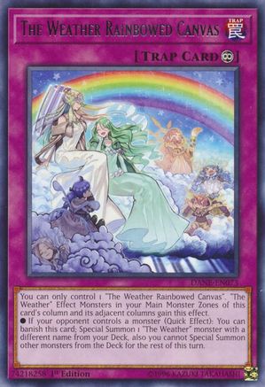 The Weather Rainbowed Canvas (DANE-EN073) - Dark Neostorm 1st Edition