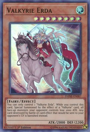 Valkyrie Erda (DANE-EN087) - Dark Neostorm 1st Edition