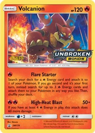 Volcanion - SM179 (Prerelease) [Staff] SM179 - SM Promos Holofoil