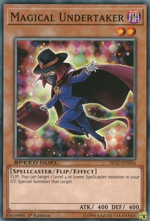 Magical Undertaker (SBAD-EN004) - Speed Duel: Attack from the Deep 1st Edition