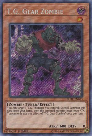 T.G. Gear Zombie (BLHR-EN023) - Battles of Legend: Hero's Revenge 1st Edition