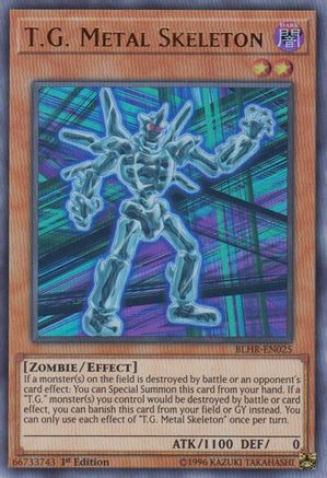 T.G. Metal Skeleton (BLHR-EN025) - Battles of Legend: Hero's Revenge 1st Edition