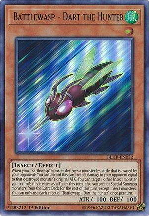Battlewasp - Dart the Hunter (BLHR-EN032) - Battles of Legend: Hero's Revenge 1st Edition
