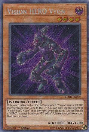 Vision HERO Vyon (BLHR-EN059) - Battles of Legend: Hero's Revenge 1st Edition