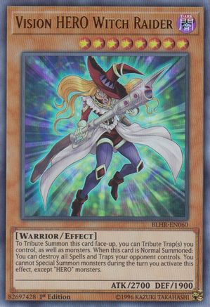 Vision HERO Witch Raider (BLHR-EN060) - Battles of Legend: Hero's Revenge 1st Edition