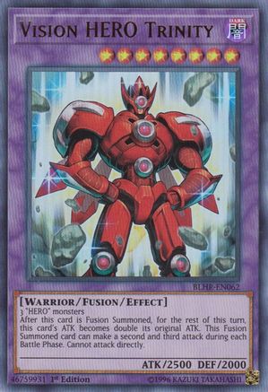 Vision HERO Trinity (BLHR-EN062) - Battles of Legend: Hero's Revenge 1st Edition