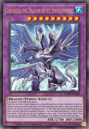 Trishula, the Dragon of Icy Imprisonment (JUMP-EN088) - Shonen Jump Magazine Promos Limited