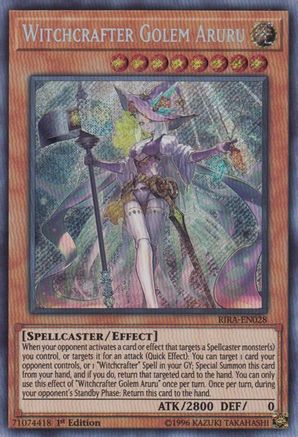 Witchcrafter Golem Aruru (RIRA-EN028) - Rising Rampage 1st Edition