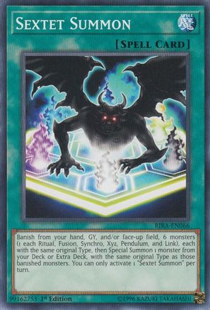 Sextet Summon (RIRA-EN066) - Rising Rampage 1st Edition