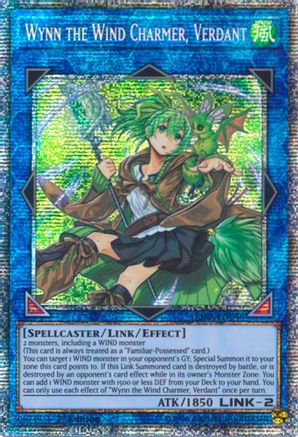 Wynn the Wind Charmer, Verdant (Starlight Rare) (RIRA-EN046) - Rising Rampage 1st Edition