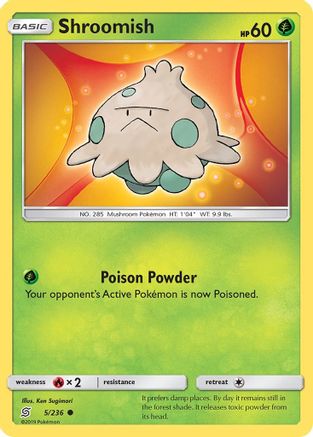 Shroomish 5/236 - SM  Unified Minds Reverse Holofoil