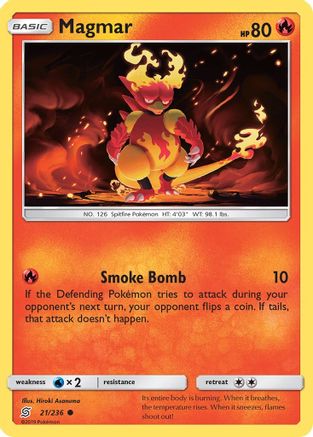 Magmar 21/236 - Unified Minds Reverse Holofoil