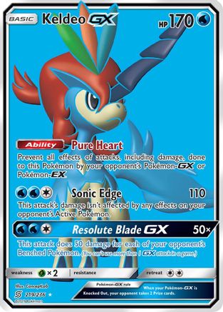 Keldeo-GX 219/236 - Unified Minds Holofoil