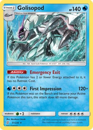 Golisopod 51/236 - Unified Minds Holofoil