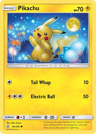 Pikachu (56) 56/236 - SM  Unified Minds