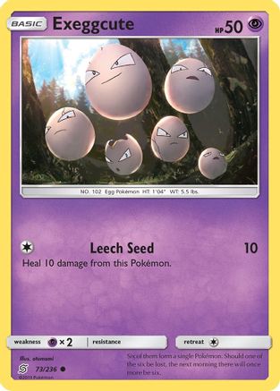Exeggcute 73/236 - SM  Unified Minds