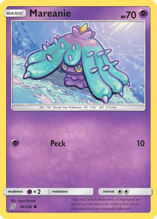 Mareanie 96/236 - SM  Unified Minds Reverse Holofoil