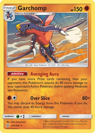 Garchomp 114/236 - Unified Minds Holofoil